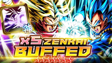 X Zenkai Buffed Trunks And Vegeta With Their Godly Plat Great Dmg