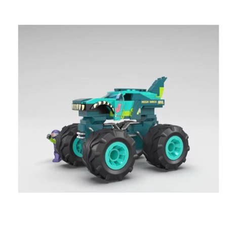 Építőipari játék Hot Wheels Monster Trucks Mega Wrex 2 az 1 ben 187 darab 5 év eMAG hu