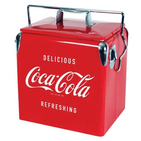 Coca Cola Retro Ice Chest Cooler With Bottle Opener L Piece Ralphs