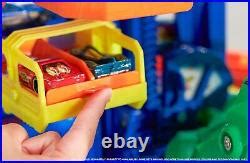 Car Track Set Hot Wheels Toy Car Track Set City Ultimate Garage Moving T Rex Dinosaur