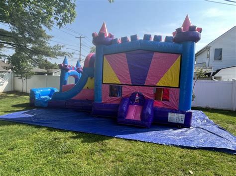 Princess Bounce House And Water Slide Rental Pbj Bouncers And Party