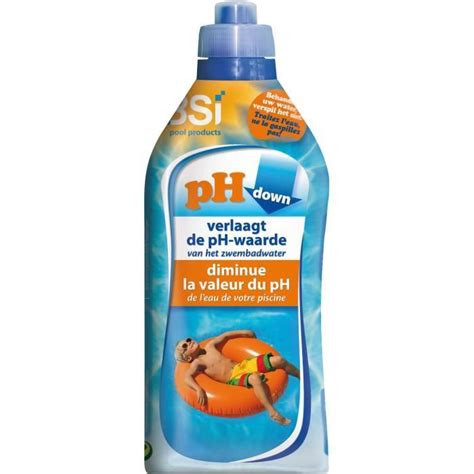 Bsi Nettoyant Piscine Ph Down Litre Bleu Orange Cdiscount Jardin