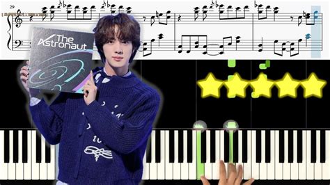 Jin Of Bts The Astronaut Piano Tutorial Youtube