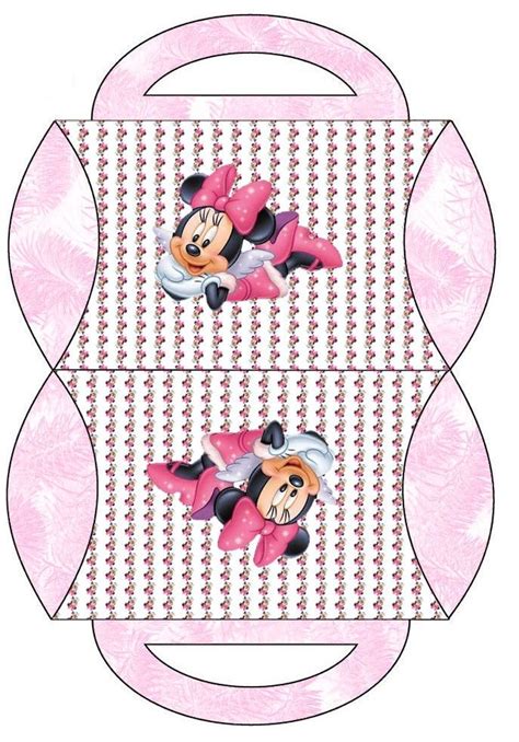 Minnie Mouse Box Template Hacer Cajas De Regalo Moldes DAD