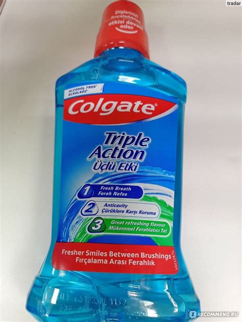 Ополаскиватель для полости рта Colgate "Тройное действие" - «Очень ...