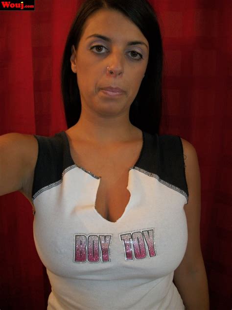 Busty Brunette Girl Taking Pictures Of Her Nice Boobies 15 Photos