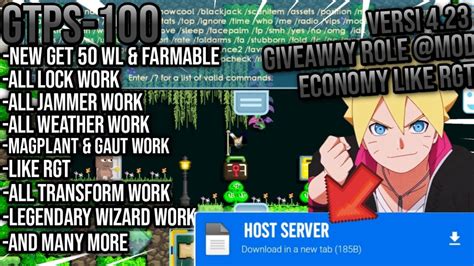 GIVEAWAY ROLE MOD GROWTOPIA PRIVATE SERVER 2023 BEST GTPS 2023