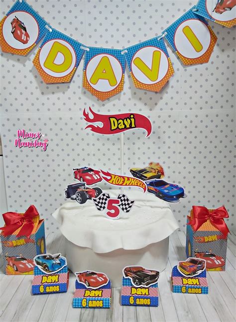 Kit Só Um Bolinho Hot Wheels Elo Produtos Especiais