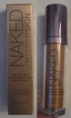 Urban Decay Naked Skin Foundation Cosmetic Taste Makeup Nail Polish