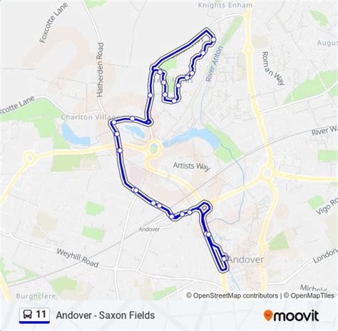 11 Route Schedules Stops Maps Andover Updated