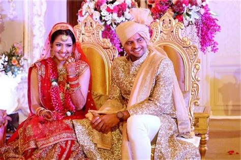 Suresh Raina With Wife Priyanka Chaudhary Folder