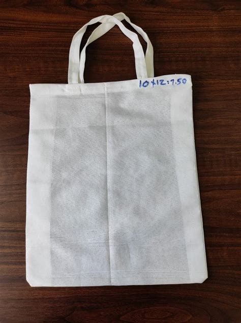 Loop Handle Handled 10x12 Inch Cotton Carry Bag Capacity 5Kg At Rs 7