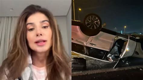 Paula Fernandes Sofre Grave Acidente De Carro E Fica Em Choque Eu