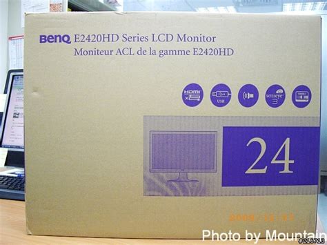 BenQ LED液晶顯示器 E2420HD簡單開箱 - Mobile01