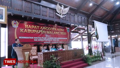 Koni Kabupaten Malang Targetkan Posisi 3 Di Porprov Jawa Timur 2021