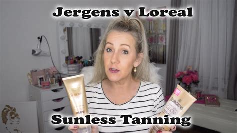 Jergens Daily Glow V Loreal Sublime Sunless Tanning Lotions Youtube