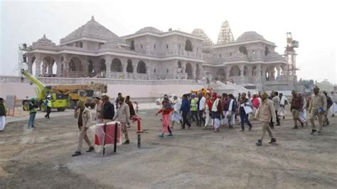 प्राण प्रतिष्ठा के पहले राम मंदिर में कौन कौन से अनुष्ठान हो रहे हैं