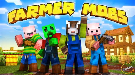 Farmer Mobs By The Craft Stars Minecraft Skin Pack Minecraft