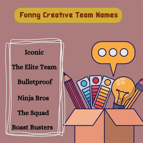 99 Funny Creative Team Names For Work Good Name