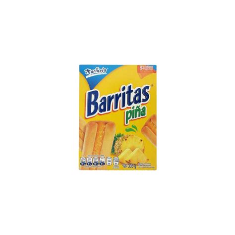 Barritas Marinela relleno sabor fresa y piña