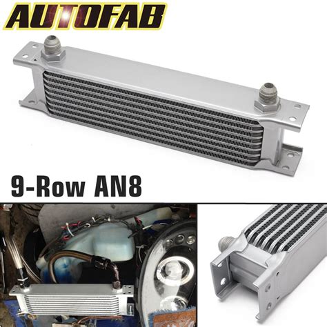 Rows An Oil Cooler Universal Engine Transmission Aluminium Alloy