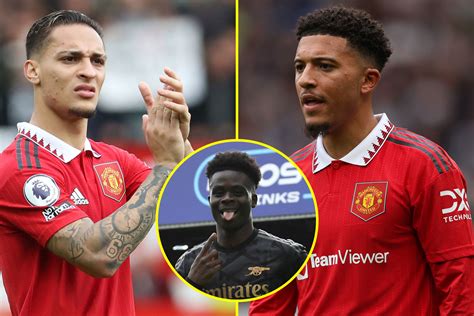 Manchester United Wingers Antony And Jadon Sancho Must Emulate Bukayo