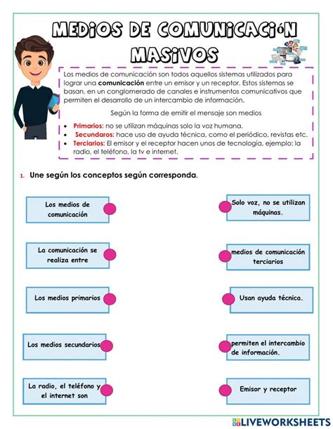 Medios Masivos De Comunicaci N Interactive Worksheet Actividades De