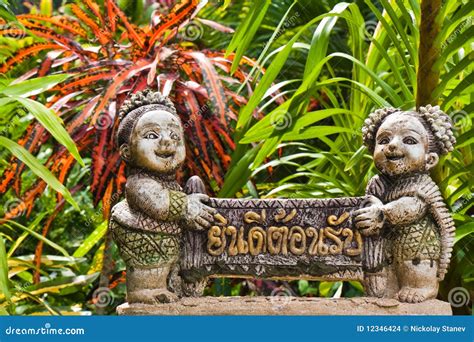 Garden Gnomes stock photo. Image of ornate, plant, green - 12346424