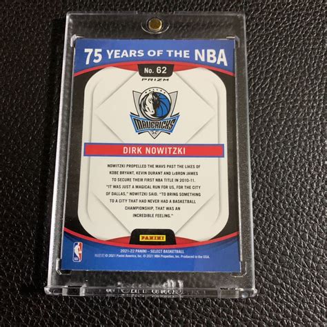 ヤフオク Dirk Nowitzki 2021 22 Panini Select 75 years