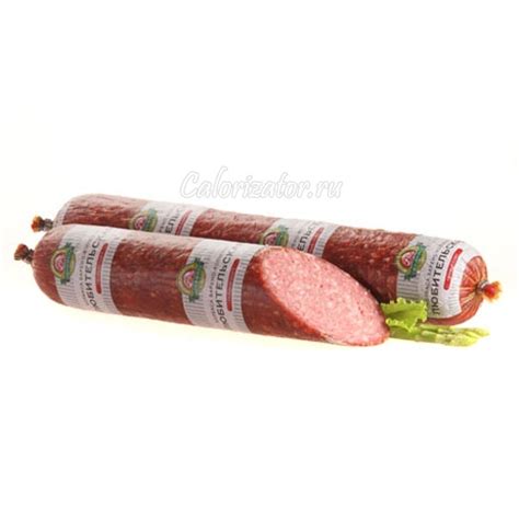 Колбасные изделия - Calorizator.ru