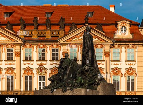 Jan Hus Statue in Prague Stock Photo - Alamy