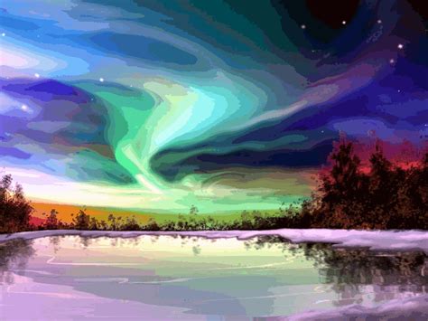 Animated Aurora Borealis Wallpaper - WallpaperSafari