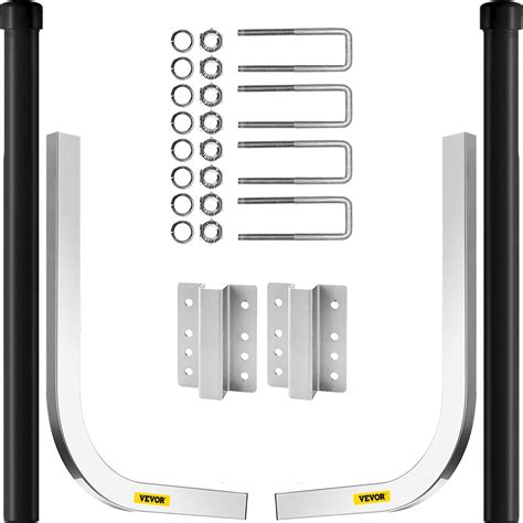 Vevor Boat Trailer Guide On One Pair Galvanized Steel Trailer