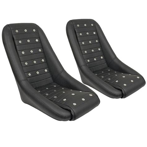 Race Trim Roadster Style Lo Back Seat Black Moore Parts