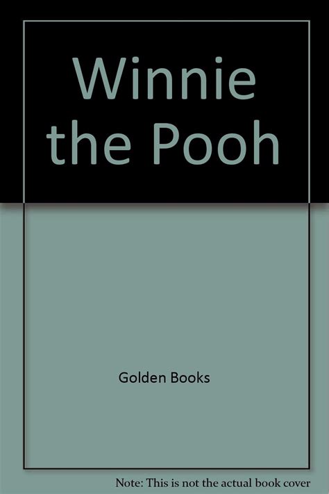 Winnie The Pooh Golden Books 9780307029102 Books