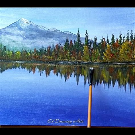 Autumn Landscape Acrylic Painting | art, artist, work of art, art of ...