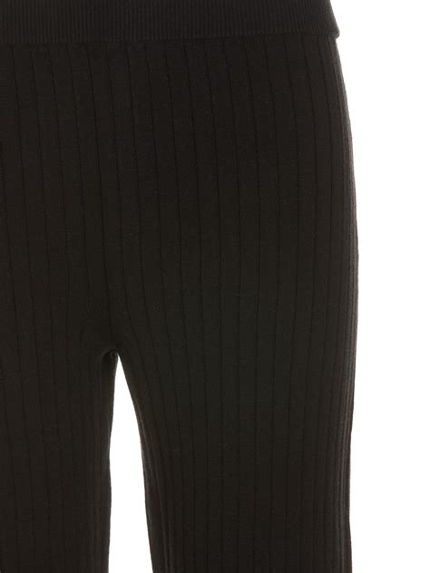 Nude Wool Blend Trousers Thebs