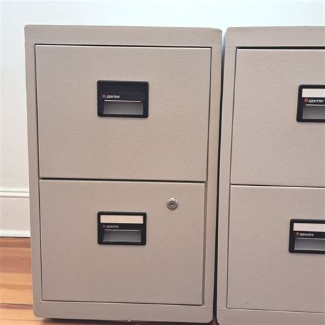 Sentry Safe Fire Drawer Vertical File Cabinet Black Cabinets