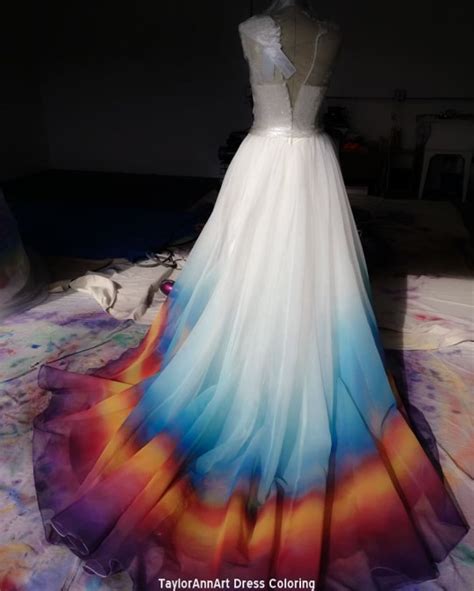 Artist Creates The Most Colourful Wedding Dresses Metro News