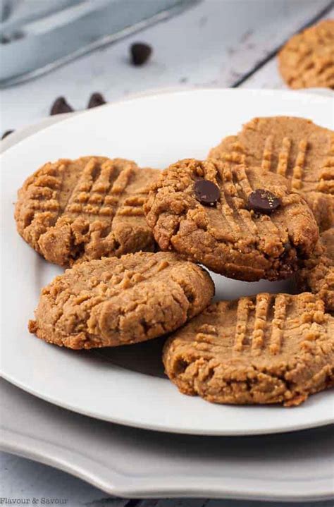 Easiest 4 Ingredient Peanut Butter Cookies Flavour And Savour