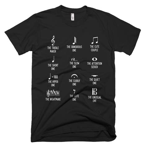 Musical Personalities T Shirt Musik Witze Musik Humor Musikzitate