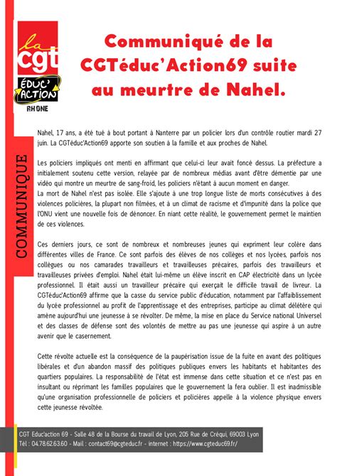 Justice Pour Nahel Marche Pour La Justice Samedi Juillet