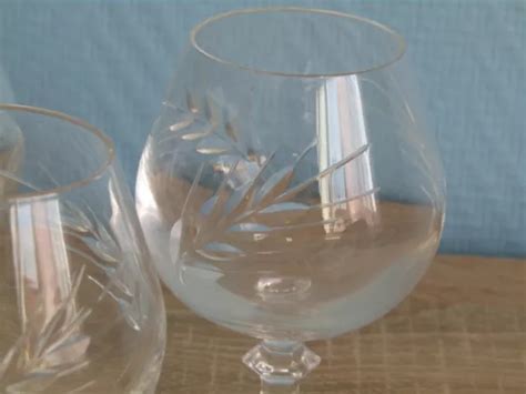 Verres A Cognac En Cristal D Arques Mod Le Du Fleury Pi Eur