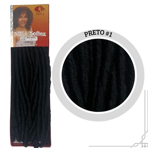 Kit Cabelo Nina Softex Crochet Braid Original Direto Fabrica Agulha