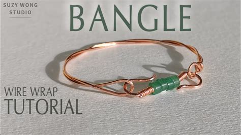 Simple Bangle Wire Wrapped Bracelet Easy Bracelet Wire Wrap