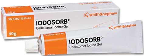 2 Pack - Smith & Nephew Iodosorb Cadexomer Iodine Gel Dressing 1.40 oz ...