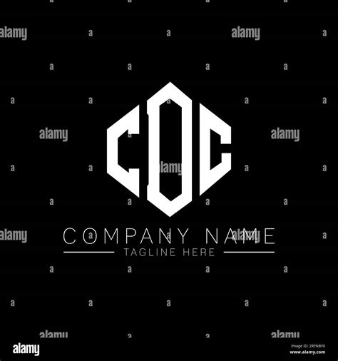 CDC letter logo design with polygon shape. CDC polygon and cube shape ...