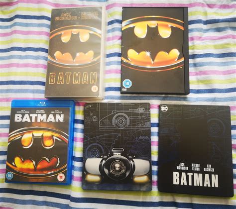 I have four generations of Batman 1989. VHS, DVD, Blu-Ray and two 4K's ...