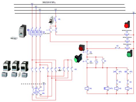 Двигатель через реле времени