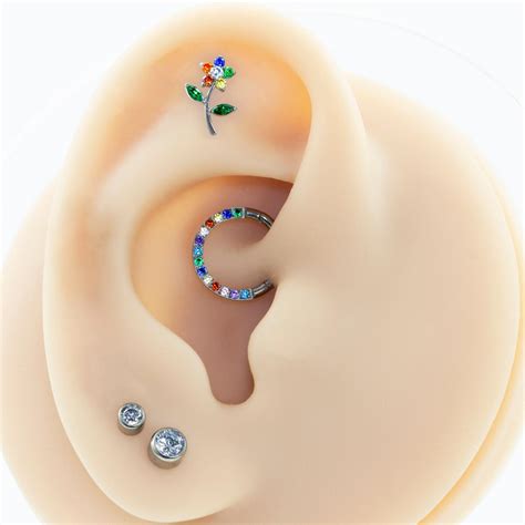 Comprar Projeto Tit Nio Natural Multi Colors Arl Isto Piercing